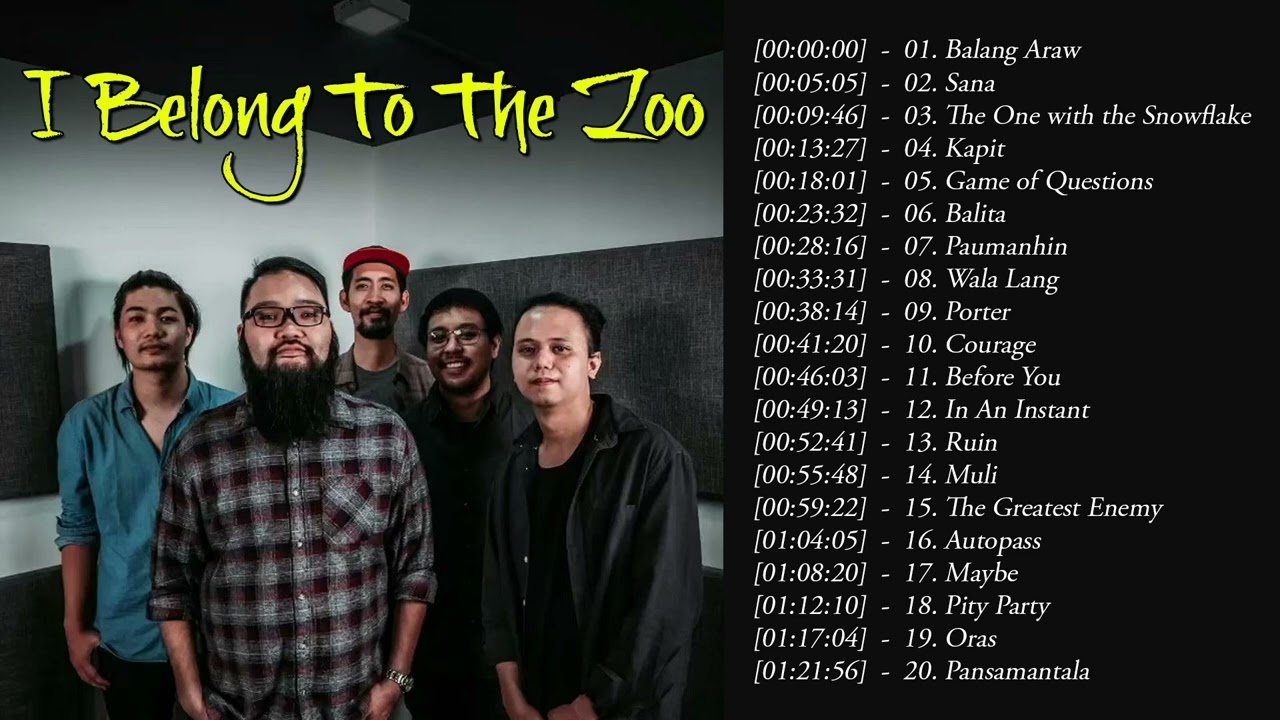I Belong to the Zoo Nonstop OPM Love Song  I Belong to the Zoo Greatest Hits Full Playlist 2022