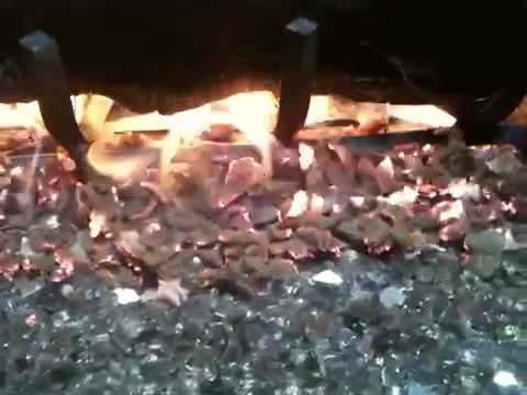 Fireplaces Plus Platinum Bright Embers - YouTube