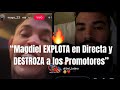 Magdiel el F**king Manager explota en directo contra los PROMOTORES 🔥😱