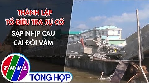 Thành lập Tổ điều tra sự cố sập nhịp cầu Cái Đôi Vàm, ở Cà Mau