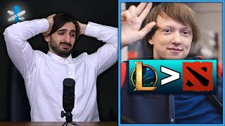 When a League Player trashed Talked Dota 2