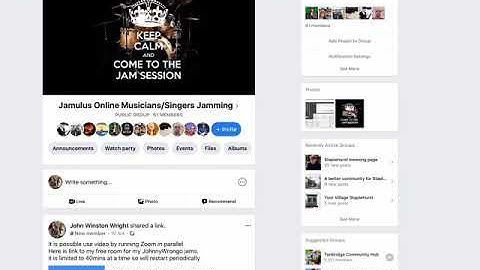 Jamulus Online Jamming Session