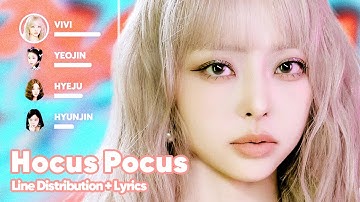 Loossemble - HOCUS POCUS (Line Distribution + Lyrics Karaoke) PATREON REQUESTED