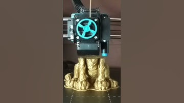 Golden Tiger Articulated 3D Print Timelapse - Sovol SV06 Plus