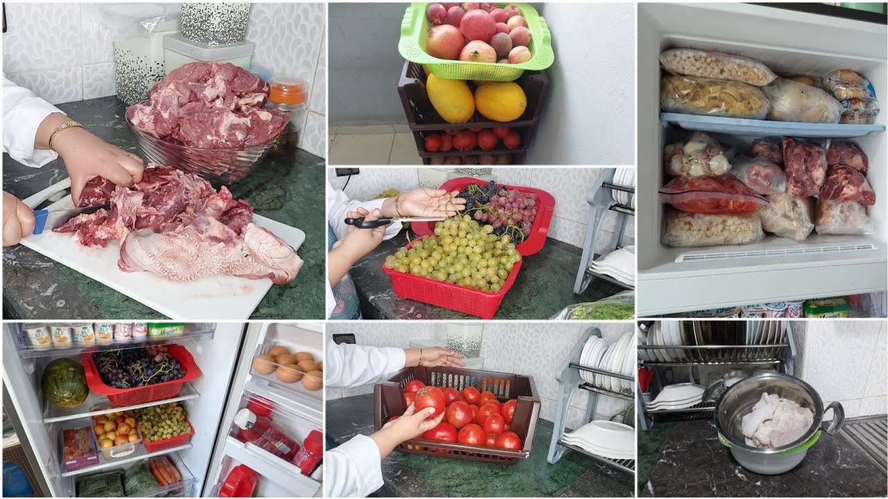 تقدية ديال الاسبوع ب مليون 😱 ضروريات على قد الجيب 👍 الخضروات اللحوم و الفواكه 💯 تدبير البيت 🇲🇦