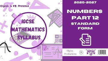 Standard Form IGCSE Mathematics