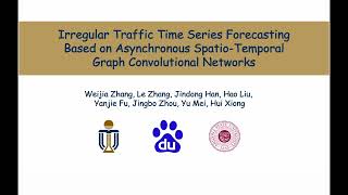 KDD 2024 - Irregular Traffic Time Series Forecasting
