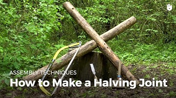 How to Make a Halving Joint | Bushcraft