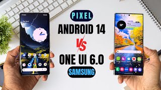 Samsung's ONE UI 6.0 Vs Google PIXEL's Android 14  THE UPGRADE SUPERIORITY !!!