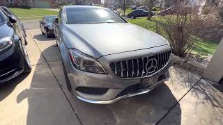 NEW GT Style Grill 2015 CLS400 Mercedes Benz C218