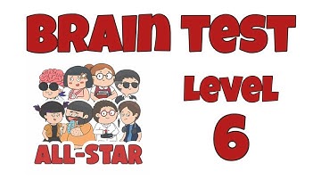Brain Test All-Star: IQ Boost Level 6 Solution