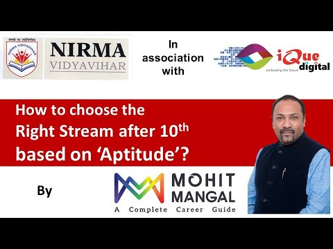 Nirma Vidyavihar | Methodology of Course Stream Selection after 10th