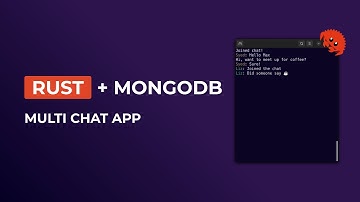 Multi Chat App With Rust And MongoDB