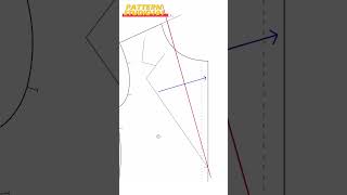 Notched Lapel Pattern Making _ Notched Collar for Jacket [Pattern Making Tutorial] #shorts