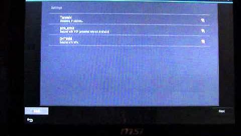 Android-x86 4.0 (ics-x86) first boot on MSI 110W tablet