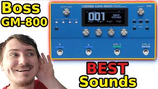 Boss GM-800 BEST SOUNDS, The BEST Presets On Boss GM 800 Guitar Synthesizer