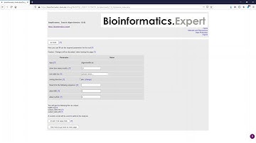 Bioinformatic tools online - Oligo search