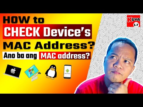Video: Paano Itakda Ang Mac Address