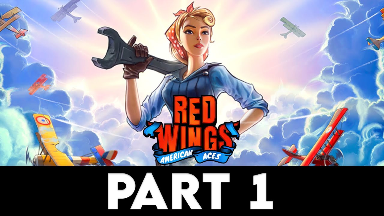 Jogo de tiro arcade com aviões de guerra, Red Wings: American Aces