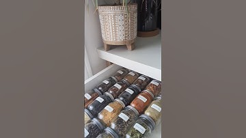 Spice Organization Ideas | Kitchen Drawer | Mason Jars | Indian | Rustic Farmhouse 2024