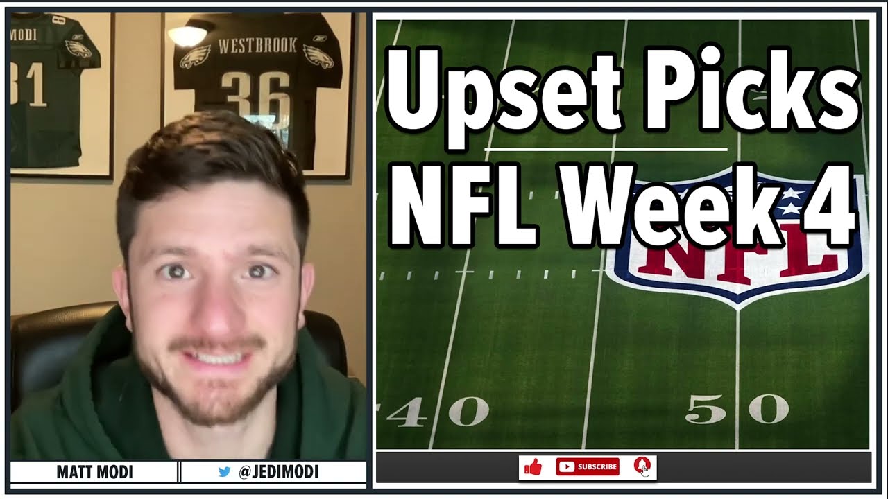 Top 4 NFL Upset Picks for NFL Week 4 