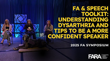 2025 FA Symposium: FA & Speech Toolkit (Session #5)
