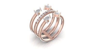 ||Making of Engagement Ring in Matrix9 ||Ladies Ring ||Cad Modeling ||Engagement Ring Tutorial