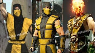 Mortal Kombat SCORPION Evolution Skins Costumes, Brutalities, Fatalities and Super Moves MK1 - MK1 by RAFAEL LORENZO 1,485 views 7 days ago 23 minutes