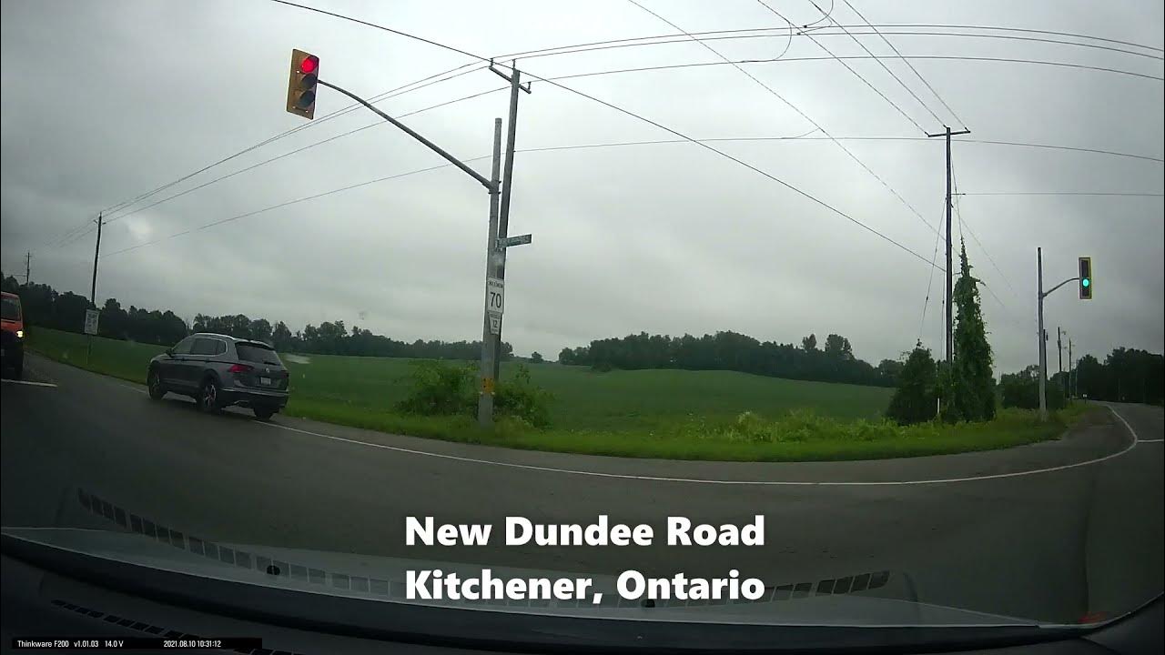 Kitchener, Ontario to Guelph via New Dundee Road and the 401 (Aug. 10, 2021) YouTube