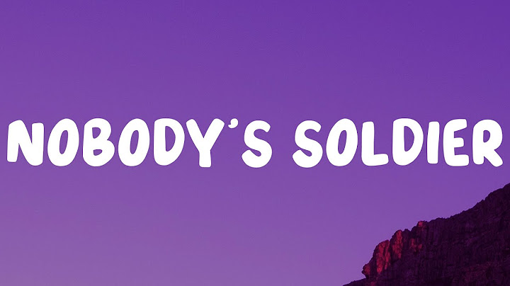 Hozier - Nobody's Soldier (Lyrics)