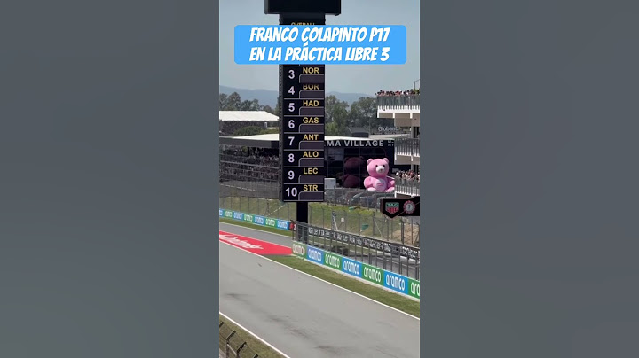 FRANCO COLAPINTO P17 EN LA PRÁCTICA LIBRE 3 DEL GP DE ESPAÑA. #colapinto #formula1 #automovilismo