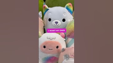 I want my own PASTEL RAINBOW 🌈  SQUISHMALLOW planet! #squishmallows #shorts