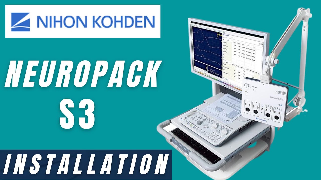 NIHON KOHDEN NEUROPAK S3 EMG MACHINE INSTALLATION YouTube