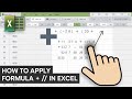 Use Sum Function in Excel