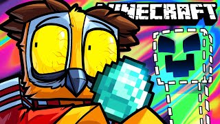 Minecraft Funny Moments  Night of the Invisible Creepers!