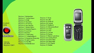 Samsung SGH-D226 Ringtones (2007) on MCP-MA7! | THIRD PART ONLY! | COMPLETE 32 RINGTONES!