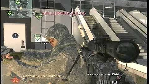 How to do ladder stall/top spin (tutorial) on MW2 Voice tut! SO EASY!