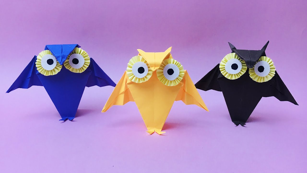 Cute Origami Owls How to Make Paper Owl Paper Animal Crafts