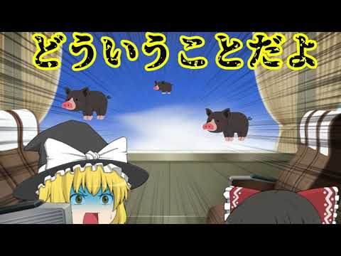 [ゆっくり茶番劇]　魔理沙「おかしな新幹線に乗ったら飛行機だったんだぜ」