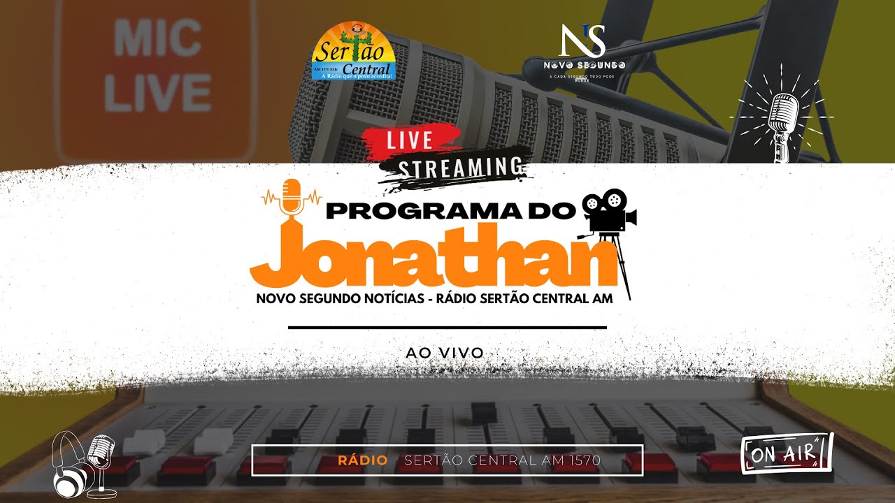 🎙️ Programa do Jonathan | 16/01/26 | Rádio Sertão Central AM