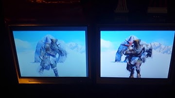 GCW-Zero LCD Comparison: Monster Hunter 2 (controlled for brightness)