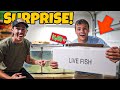 SURPRISING My BEST FRIEND with His DREAM FISH!! (crazy)