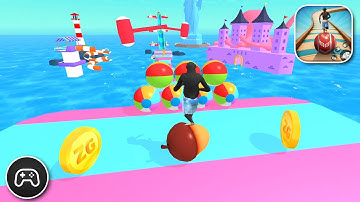 Rolling Balls Master - Gameplay Walkthrough Part 4 - Racing Game Levels 10-11 (iOS, Android)