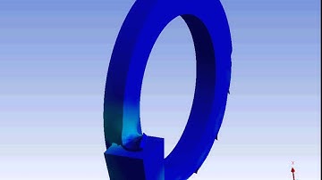Ansys Workbench explicit dynamics  turning of AlSi 1045 ring example 2