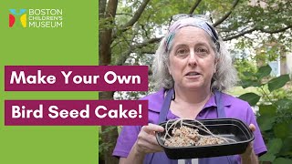 Make Your Own Homemade Bird Seed Cake!