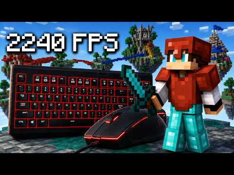 Minecraft Bedwars Klavye ve Fare ile Oynanış ( MEKANİK & JİTTER SESİ )