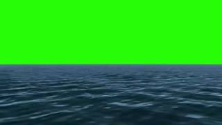 Green screen air laut