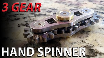 3 GEAR Hand spinner fidget toy - fidgeting machine