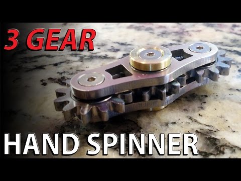 3 Gear Hand Spinner Fidget Toy - Fidgeting Machine - Youtube