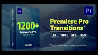 1200  Premiere Pro Transitions | Easy to Use | Fast Render Easy Apply